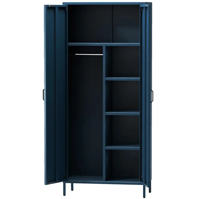Szekrény Fém Flavio Modern Dark Blue,4