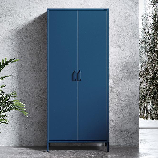 Szekrény Fém Flavio Modern Dark Blue