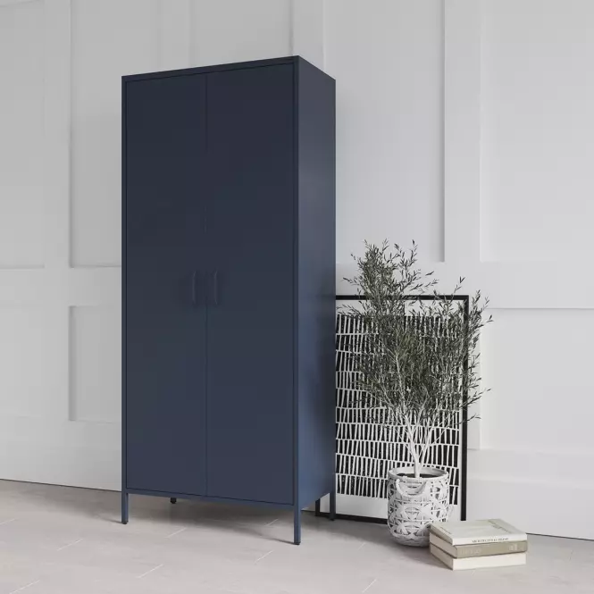 Szekrény Fém Flavio Modern Dark Blue