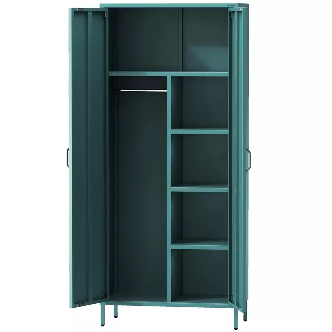Szekrény Fém Flavio Modern Sea Green,4