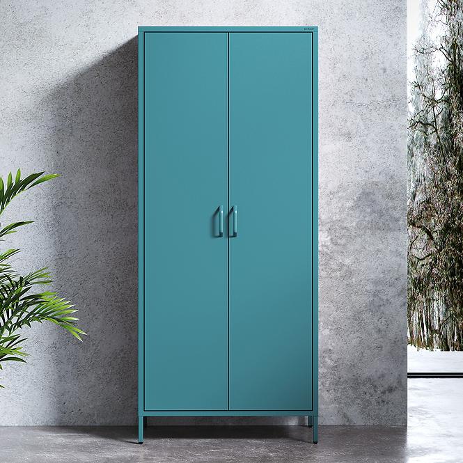Szekrény Fém Flavio Modern Sea Green