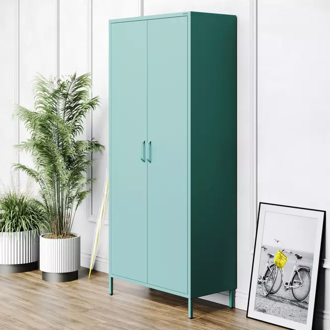 Szekrény Fém Flavio Modern Sea Green,7