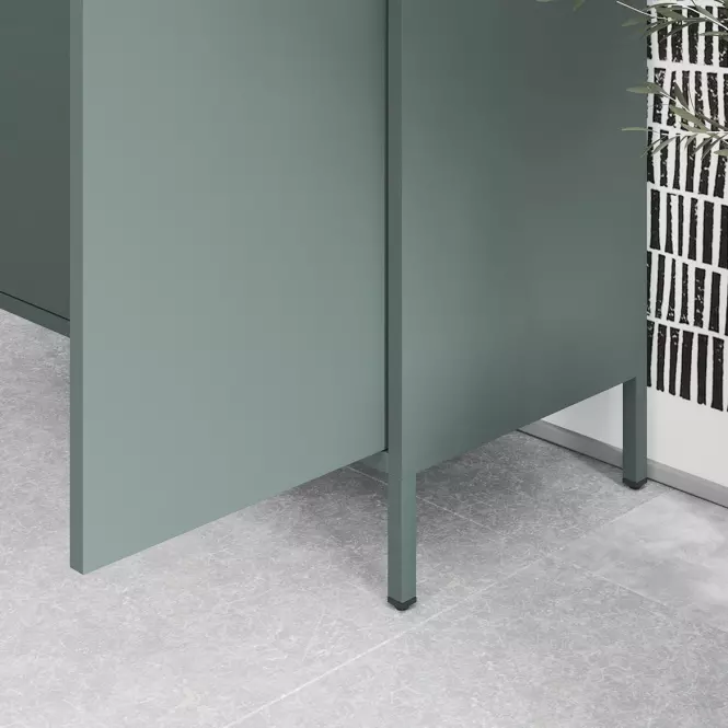 Szekrény Fém Flavio Modern Bottle Green