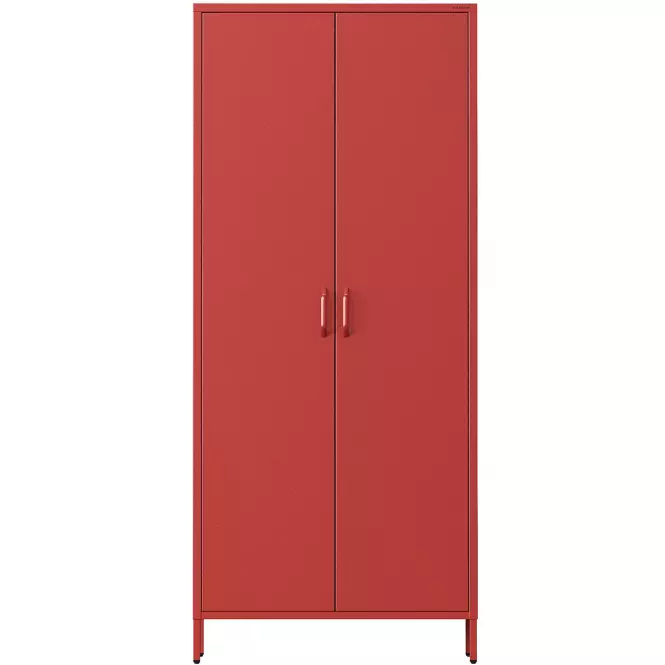 Szekrény Fém Flavio Modern Red,3