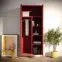 Szekrény Fém Flavio Modern Red,6