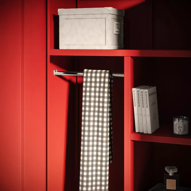 Szekrény Fém Flavio Modern Red,7