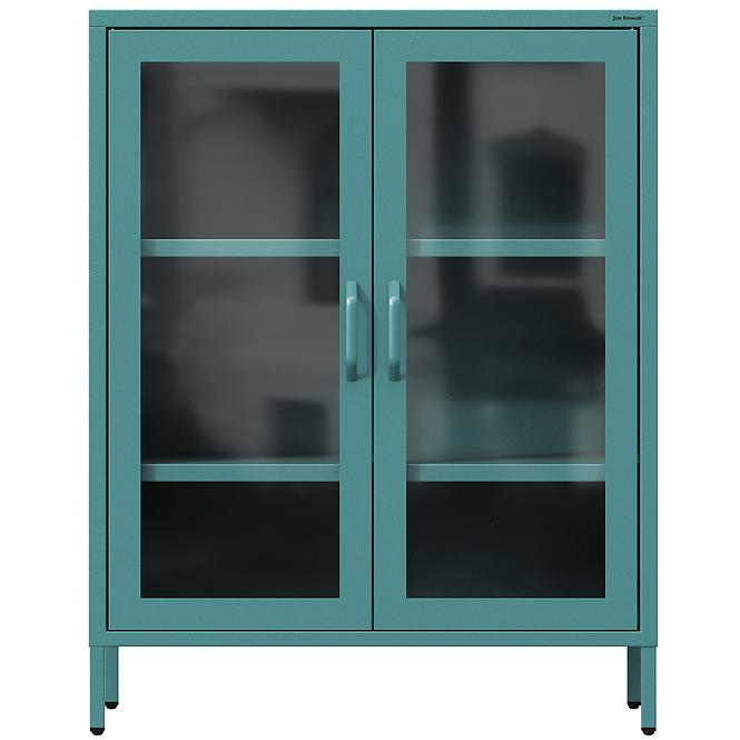 Vitrin Fém Gina Modern Sea Green