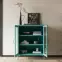 Vitrin Fém Gina Modern Sea Green,7