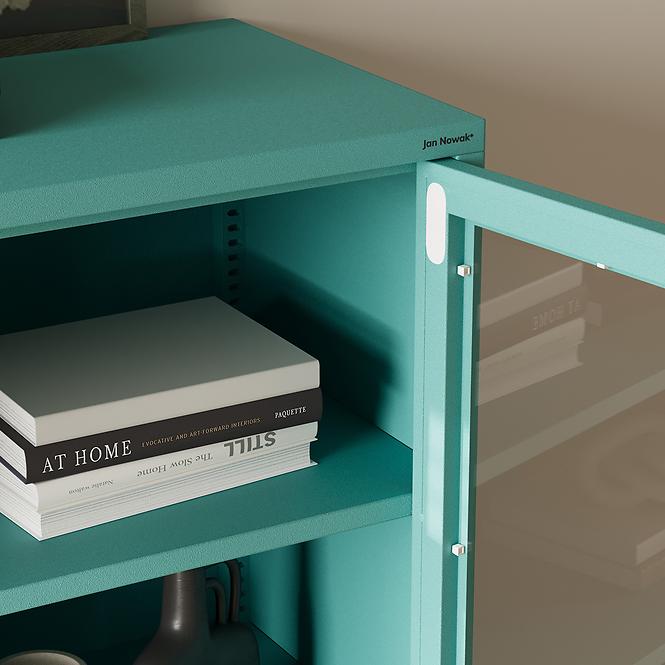 Vitrin Fém Gina Modern Sea Green