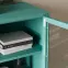 Vitrin Fém Gina Modern Sea Green,8