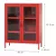 Vitrin Fém Gina Modern Red,2