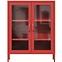 Vitrin Fém Gina Modern Red,3