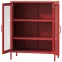 Vitrin Fém Gina Modern Red,5