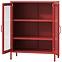 Vitrin Fém Gina Modern Red,5