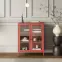 Vitrin Fém Gina Modern Red,6