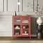 Vitrin Fém Gina Modern Red,6