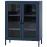 Vitrin Fém Gina Modern Dark Blue