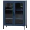Vitrin Fém Gina Modern Dark Blue