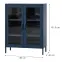Vitrin Fém Gina Modern Dark Blue,2