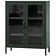 Vitrin Fém Gina Modern Bottle Green