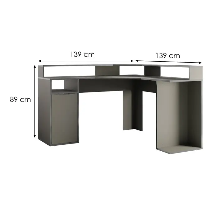 Játék Íróasztal Sarok Carbon 1D