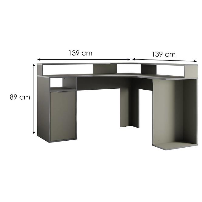 Játék Íróasztal Sarok Carbon 1D