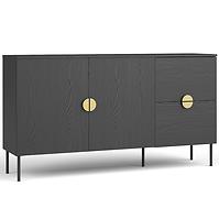 Komód Mond 2D 2SZ 03-B fekete