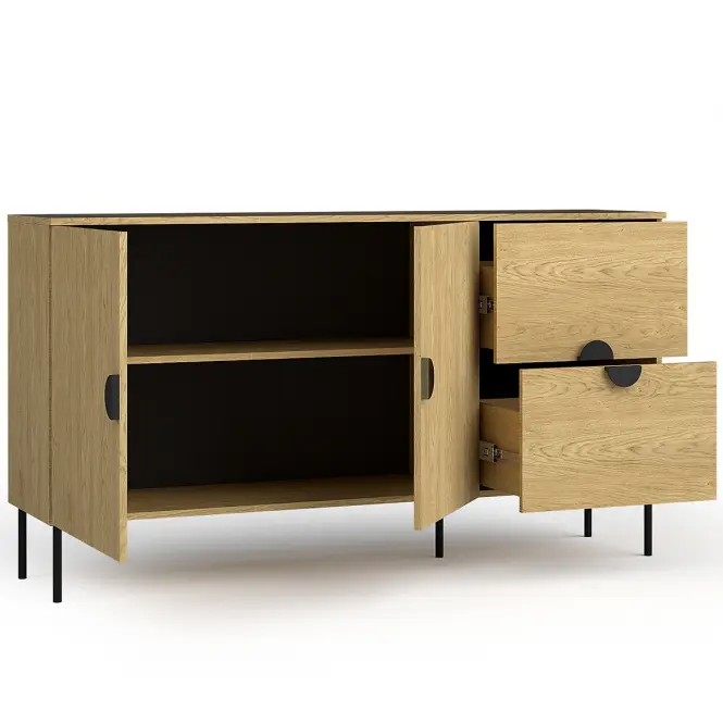 Komód Mond 2D 2SZ 03-B tölgy,3