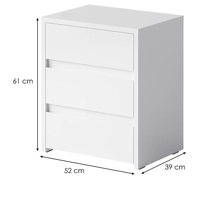 Konténer Wing 3S 79B fehér ragyog 