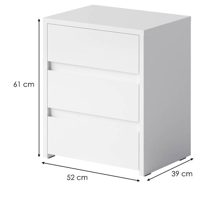 Konténer Wing 3S 79B fehér ragyog