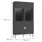 Vitrin Mond 2D 01-B fekete,2