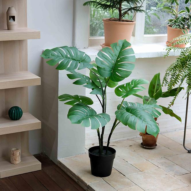 Mű monstera cserépben 83 cm