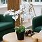 Mű orchidea 3 bimbós planta artf művirág cserépben 90 cm,5