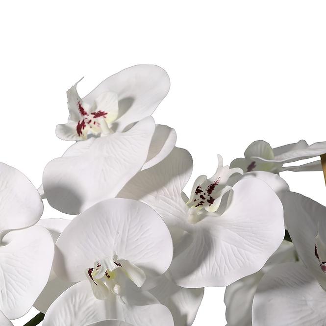 Mű orchidea 3 bimbós planta artf művirág cserépben 90 cm,2