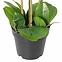 Mű orchidea 3 bimbós planta artf művirág cserépben 90 cm,4