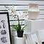 Művirág fehér orchidea cserépben 40 cm,4