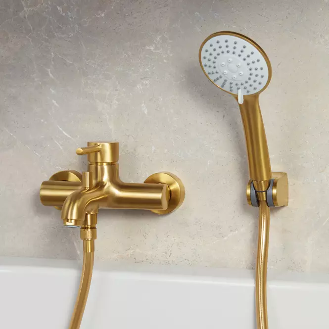 Zuhanykészlet Moza Brushed Gold,5