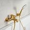 Zuhanykészlet Moza Brushed Gold,4