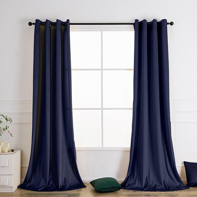 Függöny VELVET PB103/200G/M2/9/140x250 cm kék