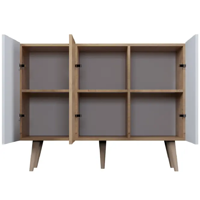 Komód 120 Toronto Artisan/Fehér
