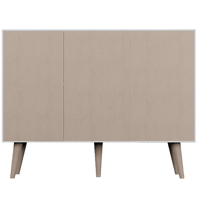 Komód 120 Toronto Artisan/Fehér