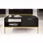 Asztal 100 Austin Fekete/Arany,6