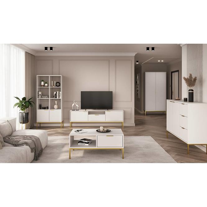 Asztal 80 Austin Fehér/Arany,7