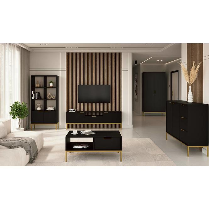 Asztal 80 Austin Fekete/Arany