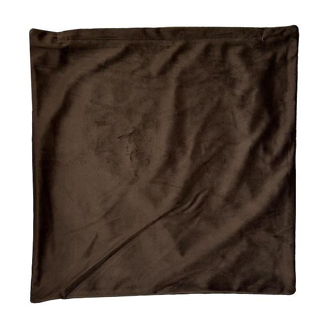 Párnahuzat Plain Velvet 40x40 cm barna 