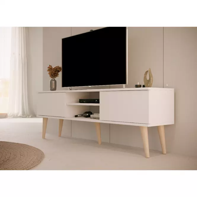 Szekrény RTV 160 Toronto Fehér,6