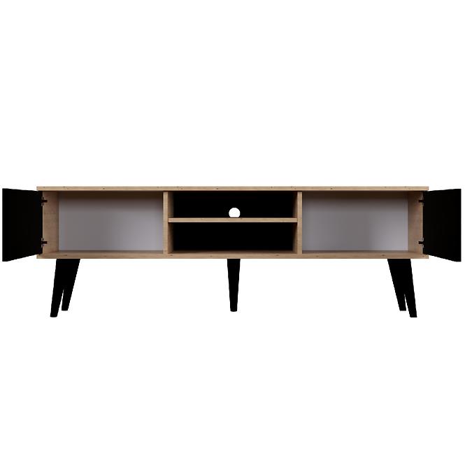 Szekrény RTV 160 Toronto Artisan/Fekete
