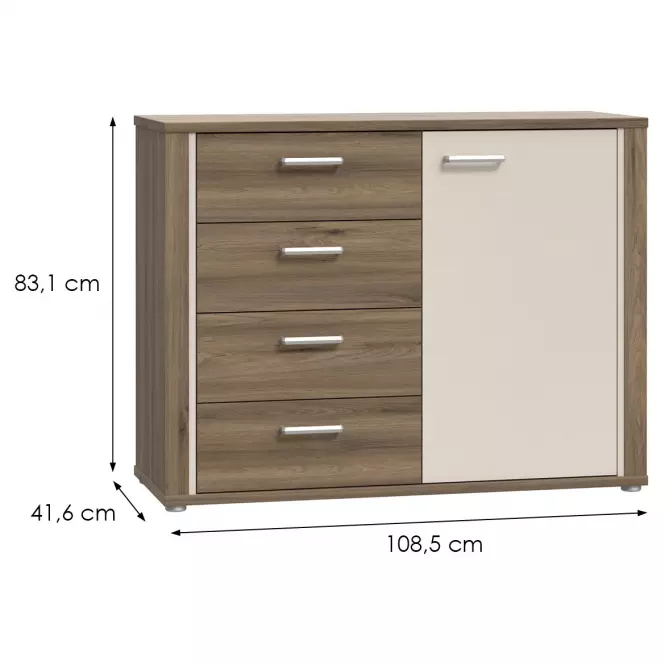 Komód Dedelos DDLK224R,2