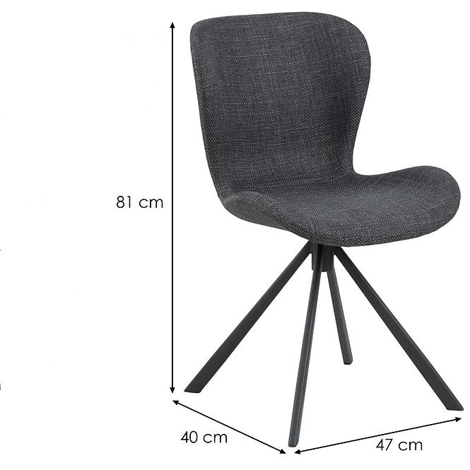 Szék K26 Grey 100722 2 db