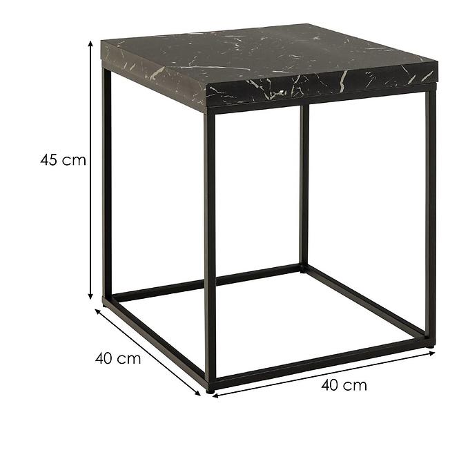 Dohányzóasztal Lava Black 102403